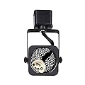 KING SHA Track Lighting Head Square Black GU10 Line Voltage (Bulb NOT Included) H Type System ETL-Listed