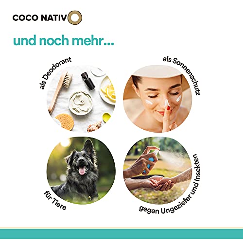 Foto von Bio Kokosöl CocoNativo - 1000mL (1L) - Bio Kokosfett, Kokosnussöl, Premium, Nativ, Kaltgepresst, Rohkostqualität, Rein (1000ml) - zum Kochen, Braten und Backen, für Haare und Haut