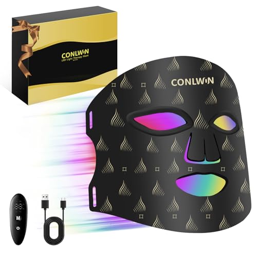 Image of Red Light Therapy Mask for Face, 0.3 lbs Ultra-Light, Model RB-061 | 8-Mode 850nm Near-infrared, LED Mask with Timer & 2000mAh Rechargeable Battery, Portable Travel Home Skincare, Gift for Women