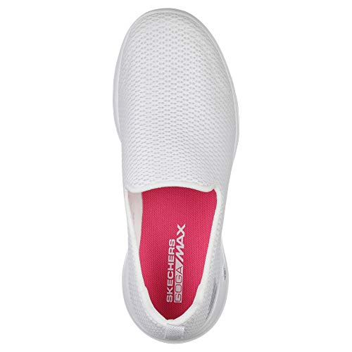 Skechers Women's Go Walk Joy Sneaker, White, 8 Wide