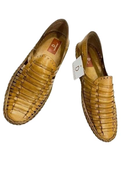 doiphode Men’s Kolhapuri Shoes Style with Traditional Comfortable Cushion Handmade Shoes (Brown)-picture-12