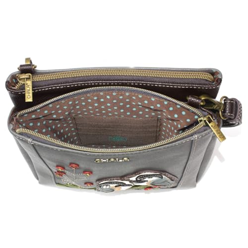 Image of CHALA Merry Messenger RFID Protected Women Faux Leather Shoulder Purse with Adjustable Crossbody Strap | RFID Protected