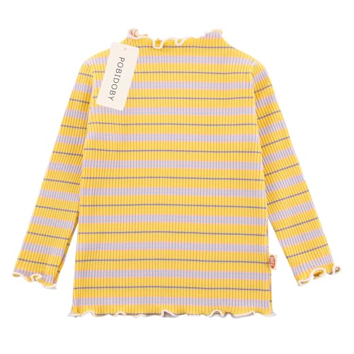 Image of POBIDOBY Rainbow Long Sleeve Shirts for Girls, 1 Pack