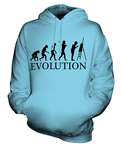 Sweat pull à capuche premium Peinture Évolution aux finitions soignées pour adulte