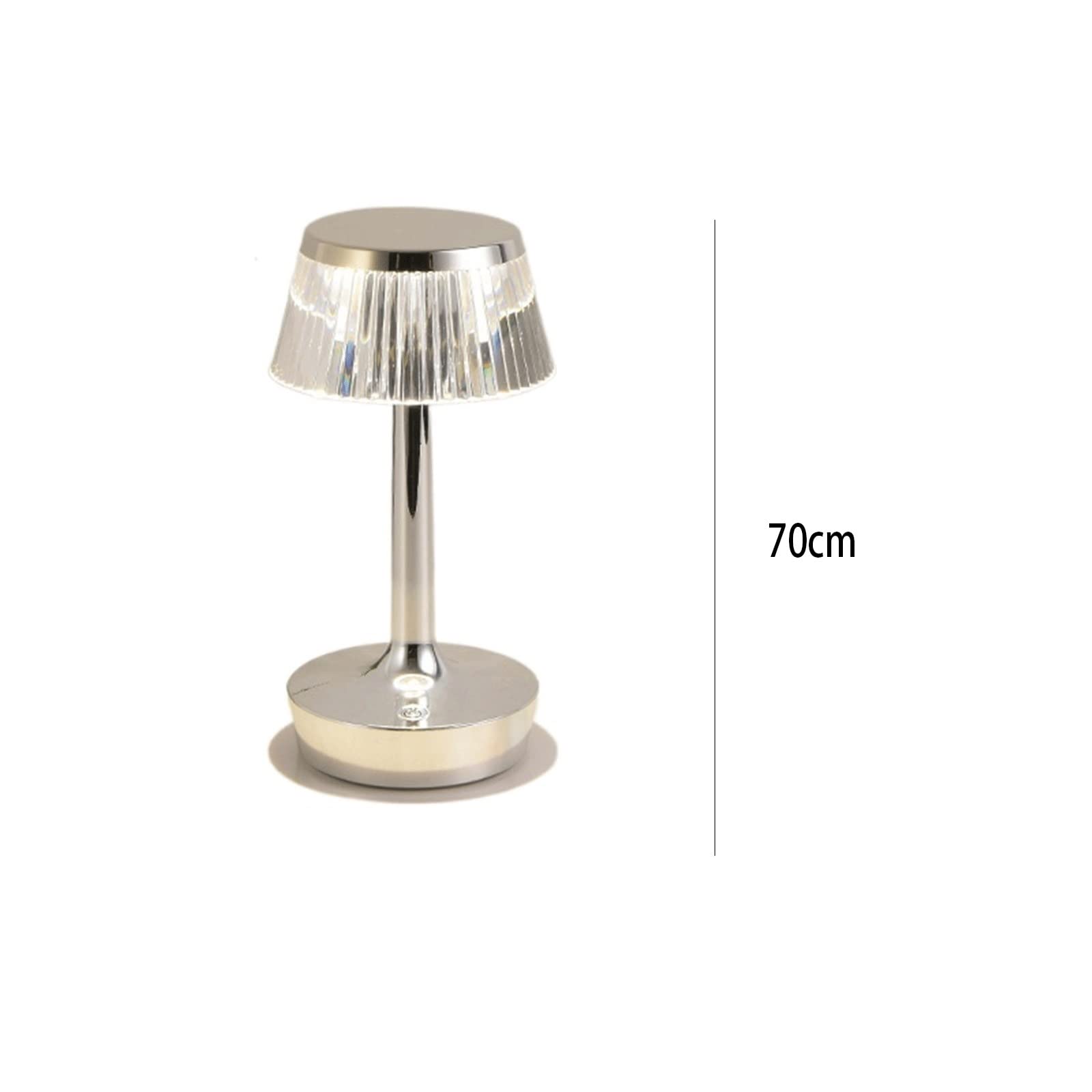 Nowoczesna lampa biurkowa LED z kryształowym diamentem ze ściemnianiem dotykowym USB ochrona oczu lampka nocna do restauracji / hotelu / baru dekoracja