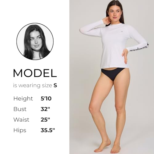 Champion Women's Long Sleeve Rash Guard, UPF 50+ SPF Protection Swim Shirt - image 5