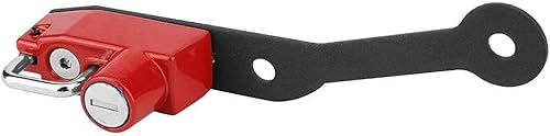 Miniatura 7 de Aramox Soporte antirrobo para casco, aleación de aluminio, rojo, cerradura de llave, Yamaha MT-07 FZ-07 FJ-07