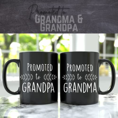 Set de 2 tazas de café para anuncio de embarazo miniatura 3