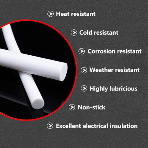 Barra de PTFE resistente a alta temperatura de 110mm x 0.2m for mecanizado 2
