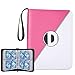 D DACCKIT Carrying Case Compatible with Pokemon Trading Cards, Cards Collectors Album with 20 Premium 4-Pocket Pages, Holds Up to 320 Cards ( Red and White Style