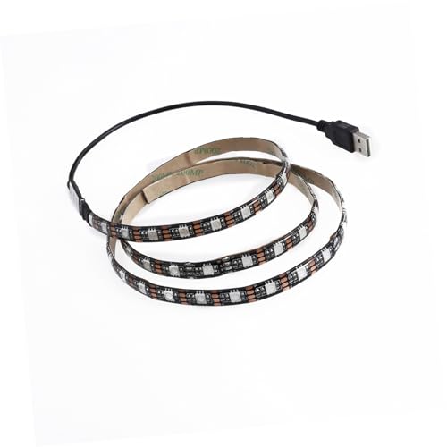 Tira Flexible LED RGB con Control USB para Decoración miniatura 1