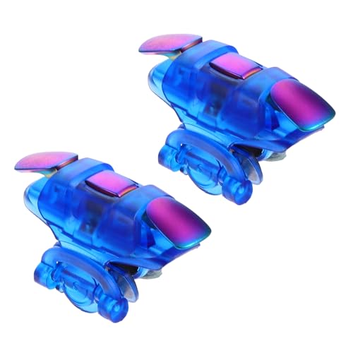 SEWACC Metallic Game Handle Trigger Button und Rechte Mobile Game Controller Kompatibel für Smartphones Kreatives Zubehör für Handyspiele Langlebiger Gaming Controller für Präzise