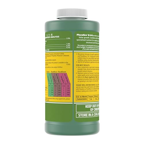 General Hydroponics FloraGro 2-1-6 alimento líquido para plantas 16 oz miniatura 2