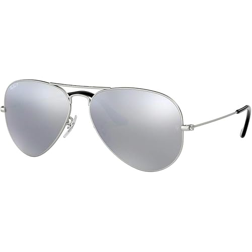 Ray-Ban RB3025 Metal POLARIZED Aviator Sunglasses For Men For Women +BUNDLE with ACCESSORY EYEWEAR KIT