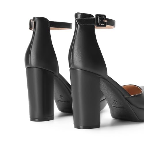 Image of DREAM PAIRS Women's Platform Chunky Closed High Heels