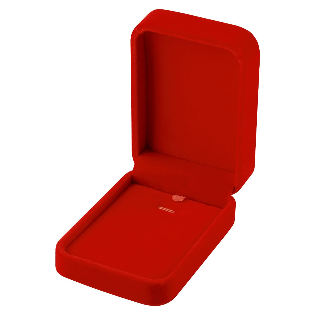 Lotsdonxia Velvet Necklace Box – Jewellery Storage Case for Pendants & Necklaces Box for Weddings, Birthdays, Engagements & Special Occasions (Red)