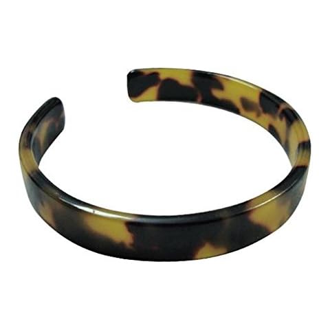 Hulu Makana Hawaiian Samoan Faux Turtle Shell Bracelet - 1 cm Cover