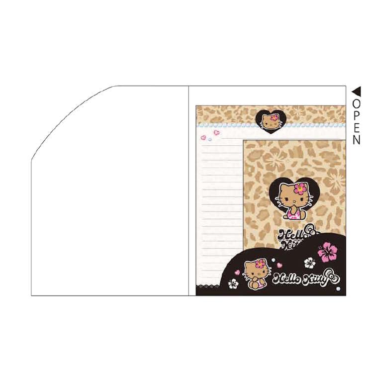 Amazon.co.jp｜サンリオ ダイカットケース付きレター 日焼けハロー