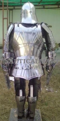 Gothic Knight Suit of Armor Reenactment Wearable Steel Body Armor