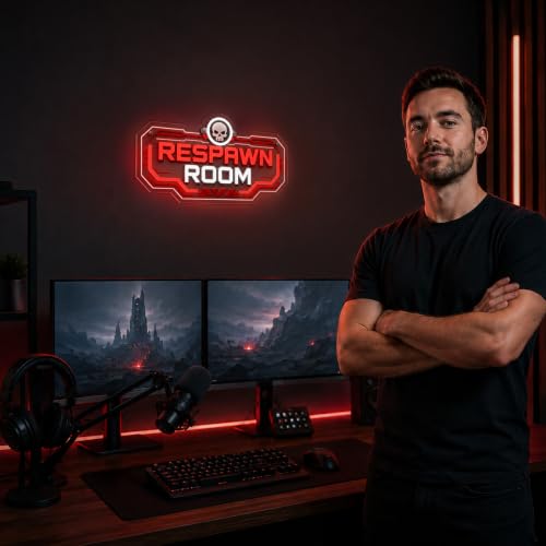 Image of Gaming Zone Neon Sign,Game Zone Neon Sign for Teens Gamer Room Decor