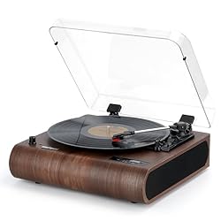 Wooden Retro LP Player
