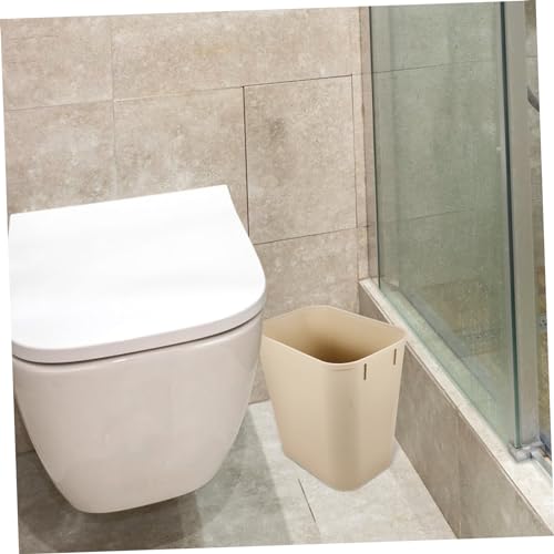Caneca de basura rectangular de plástico para hogar miniatura 3