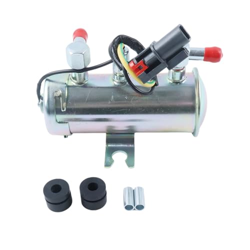 zt truck parts 24V Electric Universal Petrol Fuel Pump O-EP028 Compatible with Facet Silver Style for Tractors Boats - Thumbnail 5
