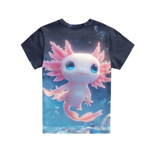Image of Xhuibop Kids T Shirts for Boys Size 3-16 Girls Short Sleeve Sportswear Active Tops