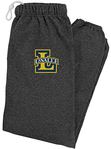 La Salle University Primary Logo Mens Jogger, Charcoal Heather, XL