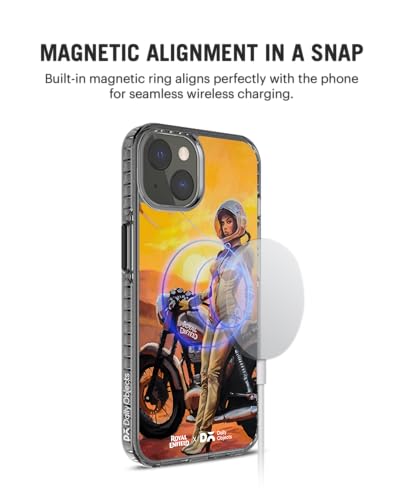 Image of DailyObjects The Future is Classic Stride 2.0 Magnetic Case Cover Compatible with iPhone 15 | Wireless Charging Slim Back Cover | 2 Layer Edge Protection & Shockproof