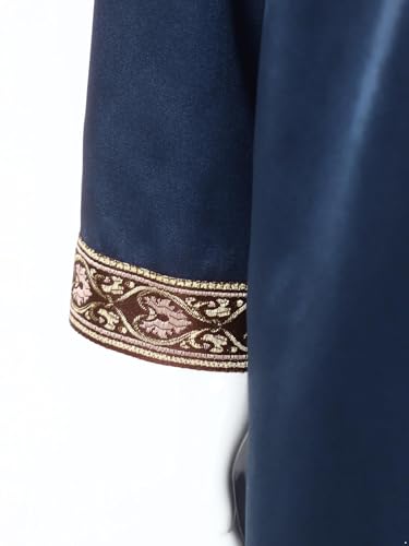 Kaftan d'Orient à capuche thobe manches longues enfants - 7