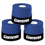 GAMMA Supreme Overgrip, Blue 3 Pack