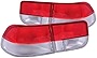 Anzo USA 221147 Honda Civic Red/Clear Tail Light Assembly (OEM Style) - (Sold in Pairs)