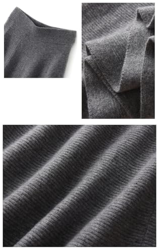 ERFMFKL Sweater Skirts for Women Elastic High Waist Slim Fit Office Skirt Solid Color Casual Knit Skirt2