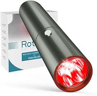 Rotsha Red Light Therapy Device - Enhanced Strong Energy Red & Infrared Light Wand for Body Pain Relief Healing Handheld at-Home Healthcare Gift for Women Men Elders Dogs, 940nm 850nm 830nm 660nm