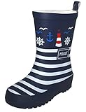 maximo Gummistiefel Maritim Bedruckt, Patch MXO 21 Navy