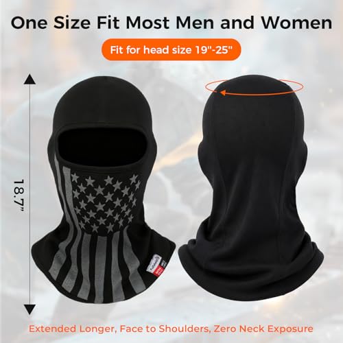 Image of FR Balaclava Face Mask Flame Resistant Balaclava FR Mask for Men Arc Rated NFPA2112 CAT2 Cover Hood for Welding