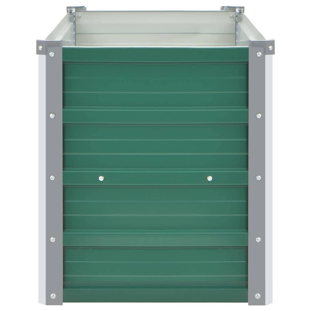 celo,Jardinera con celosia,Arco Jardin Exterior,Arriate de jardín de Acero galvanizado Verde 100x40x45 cmIdeal para Jardines, Salones Donde se necesite