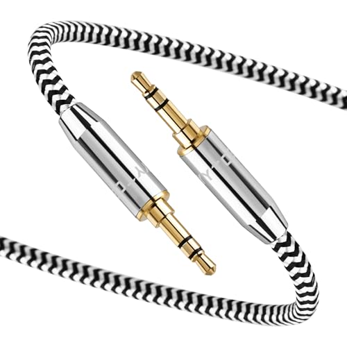 Cable auxiliar Jack 3.5mm 1m con oro y cobre 4N miniatura 1