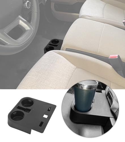 Portavasos de Piso para Ford F150 F250 F350 F450 2021-2026 Negro miniatura 2