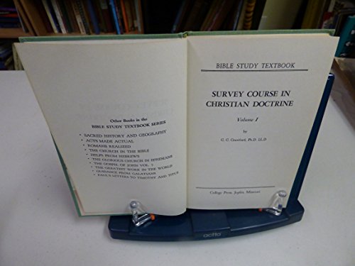 Survey Course in Christian Doctrine: Volume 1 -... B000O2QGW0 Book Cover