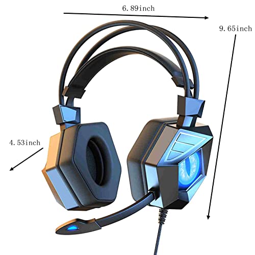 Around-Ear Bass Gaming Headset Surround Sound Kopfhörer mit Noise Cancelling Mikrofon mit Lichtern GC0 - Image 6