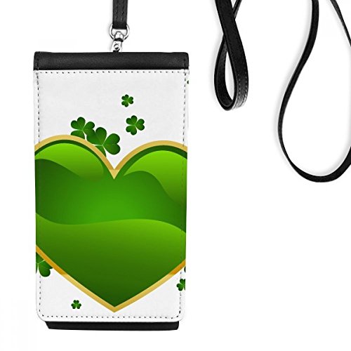 Sacoche smartphone suspendue trèfle à quatre feuilles pour sorties et festivals
