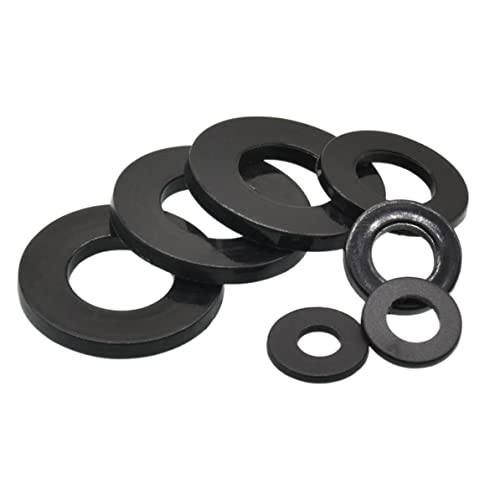 MACHSWON 50 PCS Black Nylon Flat Gasket M20 ID 35mm OD 3mm Thick Plastic Washers Rings Grommets PA66 Nylon Washer Insulating Plastic Washer - Image 2