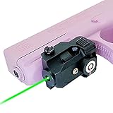 Infilight Green Laser, Tactical Pistol Laser Sight Magnetic Charging Green Laser Compact Dot Sight Picatinny Rail Mount Laser Sight Less Than 5mw Rechargeable Laser Pointer for Pistols & Handguns