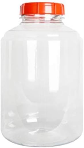 FastRack 3 Gallon PET Wide Mouth Fermonster with Drilled Lid| BPA-Free, Food-Grade | Large Primary Fermenter for Home Brewing, Wine & Beer – 1 Pack