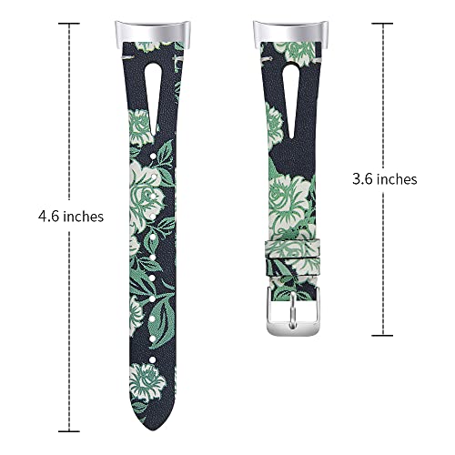 Gimuk Leather Strap Compatible with Fitbit Charge 5 - Image 2
