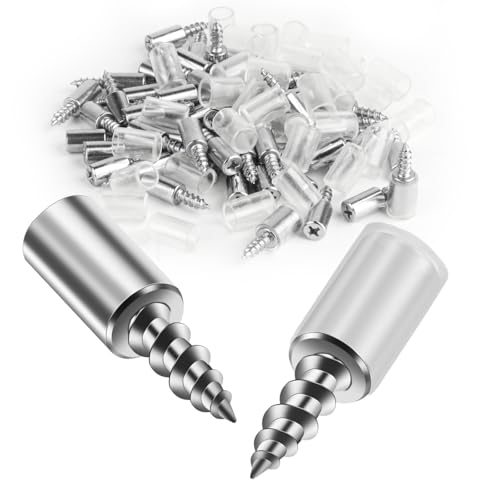 Lot de 70 chevilles de support d'étagère en métal de 7,5 mm, vis autotaraudeuses stratifiées...