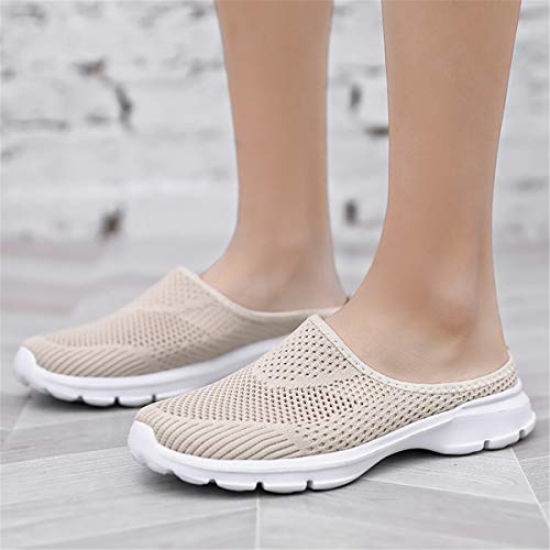 Image of ChicWind Womens Breathable Mesh Walking Mules Sneakers Open Back Slip On Shoes