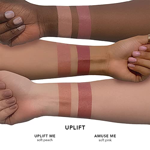 Jouer Blush & Bloom Cheek + Lip Duo - Hydrating Cream Blush Stick For Cheek And Lip Tint - Moisturizing Rose Hip And Squalane Oil Formula, Uplift #TOP2